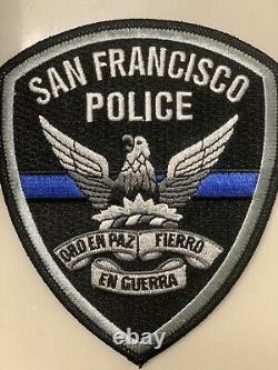 San Francisco Police Patch Thin Blue Line Patch EXTREMELY RARE