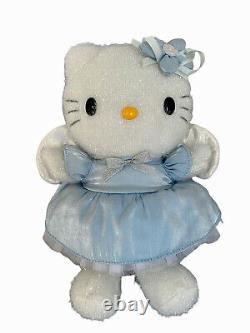 Sanrio Tinsel Hello Kitty Blue Angel Plush Years 1976 & 2001. Extremely Rare