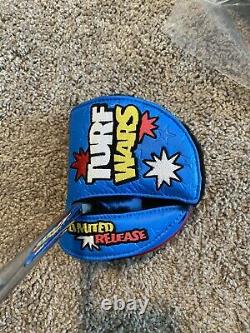 Scotty Cameron Turf Wars Mid Round Mallet Head Cover- Extremely Rare -Limited