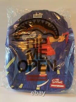 Sprayground x The Simpsons Bartman Wings Backpack Extremely Rare (Brand New)