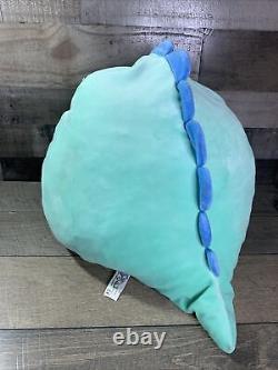 Squishmallows EXTREMELY RARE Ben The Teal Dinosaur 24 Inches HUGE Jumbo Plush