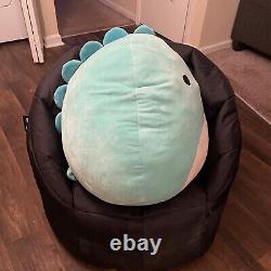 Squishmallows EXTREMELY RARE Ben The Teal Dinosaur 24 Inches Jumbo Plush