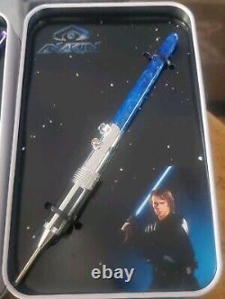 Stylus Star Wars LIGHTSABER PEN Set Extremely RARE HTF Mace, Anakin, Yoda, Vader