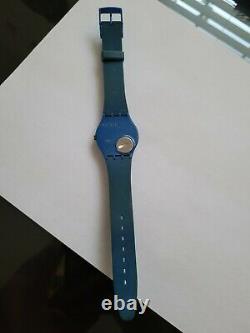 Swatch Watch GS101 Nautical 12 Flags Blue 1984 Working Extremely Rare Vintage