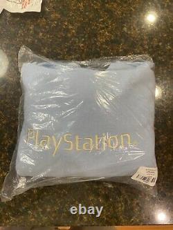 TRAVIS SCOTT x PLAYSTATION Motherboard Hoodie Size Large PS5 Blue Extremely Rare