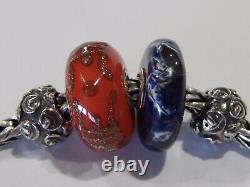 TROLLBEADS LE Blue Sodalite BEAD #3 EXTREMELY RARE 2014 (ONE BEAD) NEW