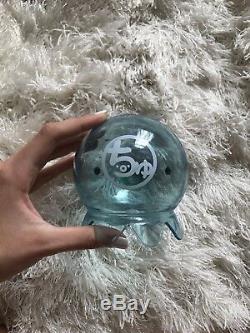 Takochu Coin Banks Extremely Rare Clear Blue and Green