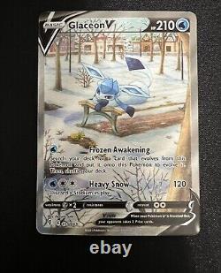 Texture Error Glaceon V 175/203 Alt Art Pokémon Evolving Skies