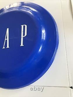 The Gap Logo Extremely RARE Employee Only Blue/White Frisbee Not Sold In Stores