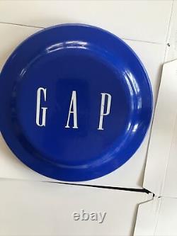 The Gap Logo Extremely RARE Employee Only Blue/White Frisbee Not Sold In Stores