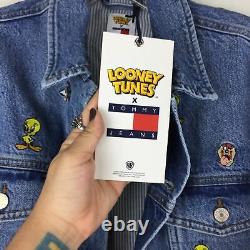 Tommy Jeans x Looney Tunes Jean Jacket Small Extremely Rare Sold Out