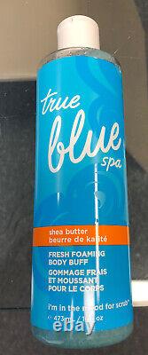 True Blue Spa Shea Butter Fresh Foaming Body Buff Extremely Rare