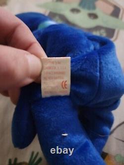 Ty beanie babies extremely rare Clubby official club blue 1998 Amazing Condition