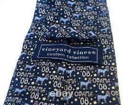 VINEYARD VINES Extremely Rare Obama 2008 Men's Tie 100% Silk Made in USA
