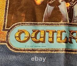 VINTAGE 1979 THE OUTLAWS Band T Shirt Medium EXTREMELY RARE unworn Concert Shirt