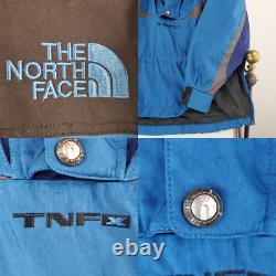VTG 90s Rare NORTH FACE Future TNFX Large Hooded 1/2 Zip Anorak Ski Board Jacket