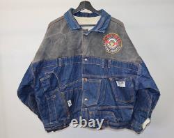 VTG Goldie Utility Denim Workwear Jacket Jeans Made Size XL Extremely Rare Crazy