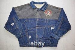 VTG Goldie Utility Denim Workwear Jacket Jeans Made Size XL Extremely Rare Crazy