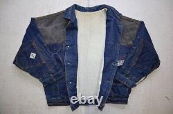 VTG Goldie Utility Denim Workwear Jacket Jeans Made Size XL Extremely Rare Crazy