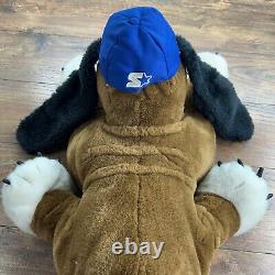 VTG Starter Brand Plush Hound Dog Stuffed Animal Blue Hat Extremely Rare HTF