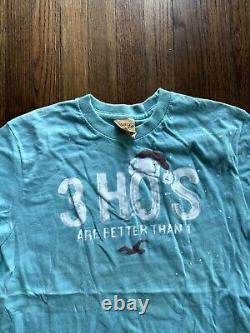 Vintage 00 Y2K Banned Hollister Shirt Mens Med 3 Ho Better 1 Extremely Rare Blue