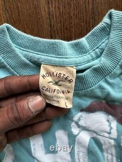 Vintage 00 Y2K Banned Hollister Shirt Mens Med 3 Ho Better 1 Extremely Rare Blue