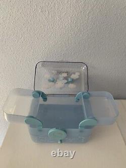 Vintage 1999 Hello Kitty Blue Angel Carry Case Make-Up, Jewelry, Extremely Rare