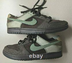 Vintage 2005 Nike Dunk Low Brown/teal Sz8 Extremely Rare
