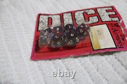 Vintage 80s DnD Armory Dice Unopened Translucent Blue (Extremely Rare)