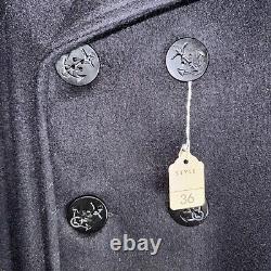 Vintage Extremely Rare Harbour Park US Navy Peacoat Size 36