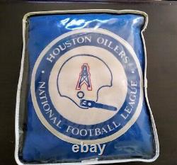 Vintage Pendleton Nfl Houston Oilers Stadium robe/ Blanket In Bag extremely rare