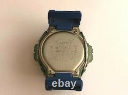 Vintage Rare G-Shock Extreme DW-6900 Jelly Blue Bumper Guard Protection Watch #2