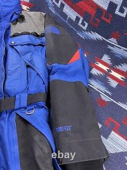 Vtg 90s RARE North Face Heli Gore-Tex Snow Suit Mens M Summit Extreme No Vest