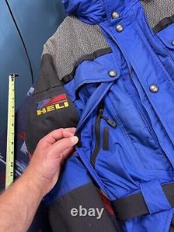 Vtg 90s RARE North Face Heli Gore-Tex Snow Suit Mens M Summit Extreme No Vest