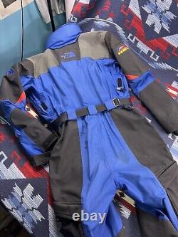 Vtg 90s RARE North Face Heli Gore-Tex Snow Suit Mens M Summit Extreme No Vest