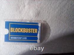 Vtg EXTREMELY RARE BLOCKBUSTER VIDEO Membership Card 1995 issued 2007 Florida