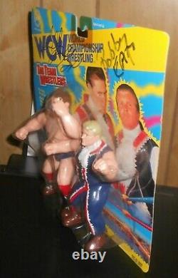 WCW Blue Bloods EXTREMELY RARE signed WCW Action Figure Eaton and Regal