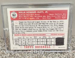 WILLIE MAYS 2001 Topps 1952 Blue Ink Auto Extremely Rare