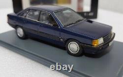 WOW Audi 100 Typ 44 1990 Blue Metallic 143 Neo 43030 EXTREMELY RARE
