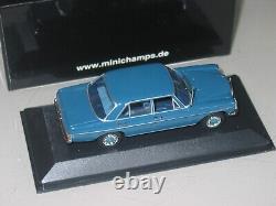 WOW EXTREMELY RARE 1968 Mercedes W114/8 220 BLUE 143 Minichamps 400 0340002