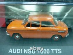 WOW EXTREMELY RARE Audi Nsu 1000 TTS Inka Orange 70HP 143 Schuco-Spark