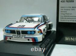 WOW EXTREMELY RARE BMW E9 3.5 CSL #59 Gregg Winner Daytona 1976 143 Minichamps