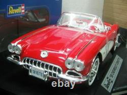 WOW EXTREMELY RARE Chevrolet Corvette Roadster Hard Top 1958 Red 112 Revell-F40