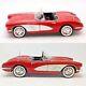WOW EXTREMELY RARE Chevrolet Corvette Roadster Open Top 1958 Red 112 Solido-F40