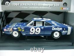 WOW EXTREMELY RARE Dodge Charger 500 #99 P. Goldsmith NASCAR 1969 118 RC2 ERTL