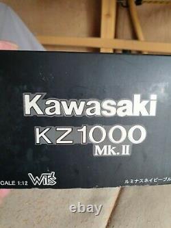 WOW EXTREMELY RARE Kawasaki z1000 mk11 Blue 112 Wit's-Minichamps