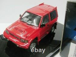 WOW EXTREMELY RARE Mitsubishi Pajero Evo RHD Red 143 AutoArt-Minichamps/Makinen