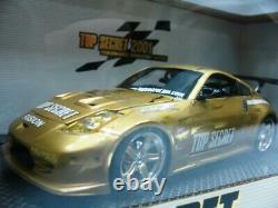 WOW EXTREMELY RARE Nissan 350Z Fairlady Z33 Gold Top Secret Camber 1:24 Hotworks 