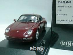 WOW EXTREMELY RARE Porsche 993 911 Turbo 1995 Arena Red 143 Minichamps-GT-Spark
