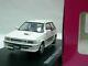 WOW EXTREMELY RARE Toyota Starlet Turbo-S EP71 RHD 1986 White 143 Aoshima-DISM